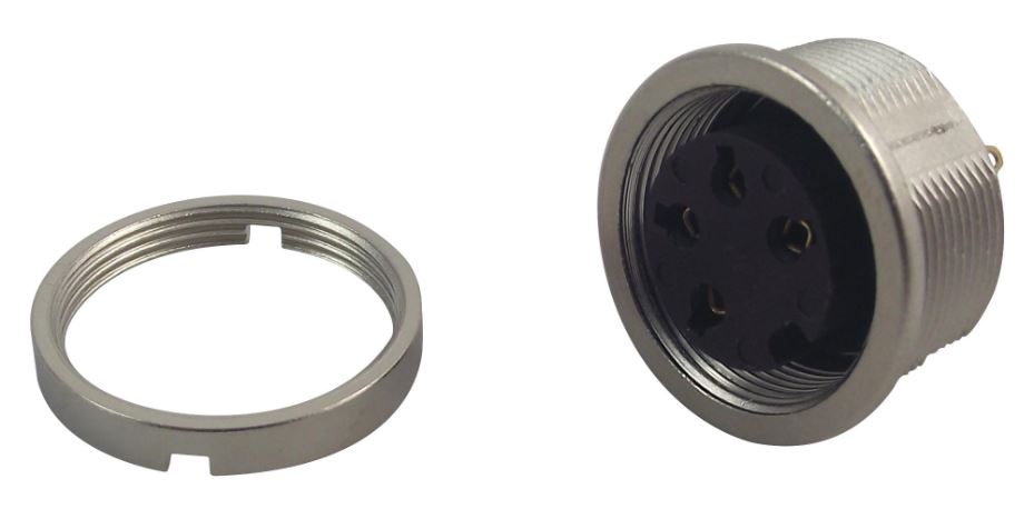 LUMBERG Paneelmontage Stopcontact, 4-Weg, IEC 61076-2-106