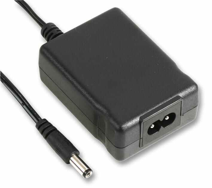 Powerpax 9V 1,6A Desktopový napájecí zdroj, 15W, IEC C8, zástrčka 2,1mm