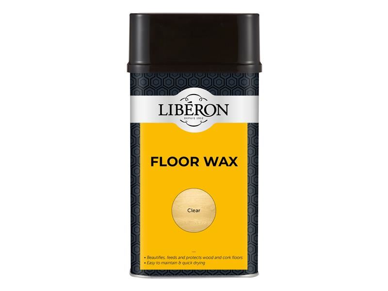 Liberon Floor Wax Clear 1 Litre for Wood & Cork Floors