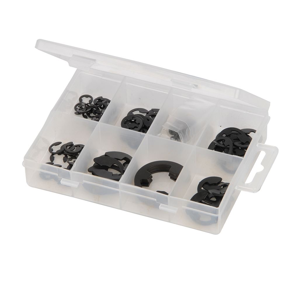 Fixman 'E' Clips Pack, 135-Piece Assorted Sizes