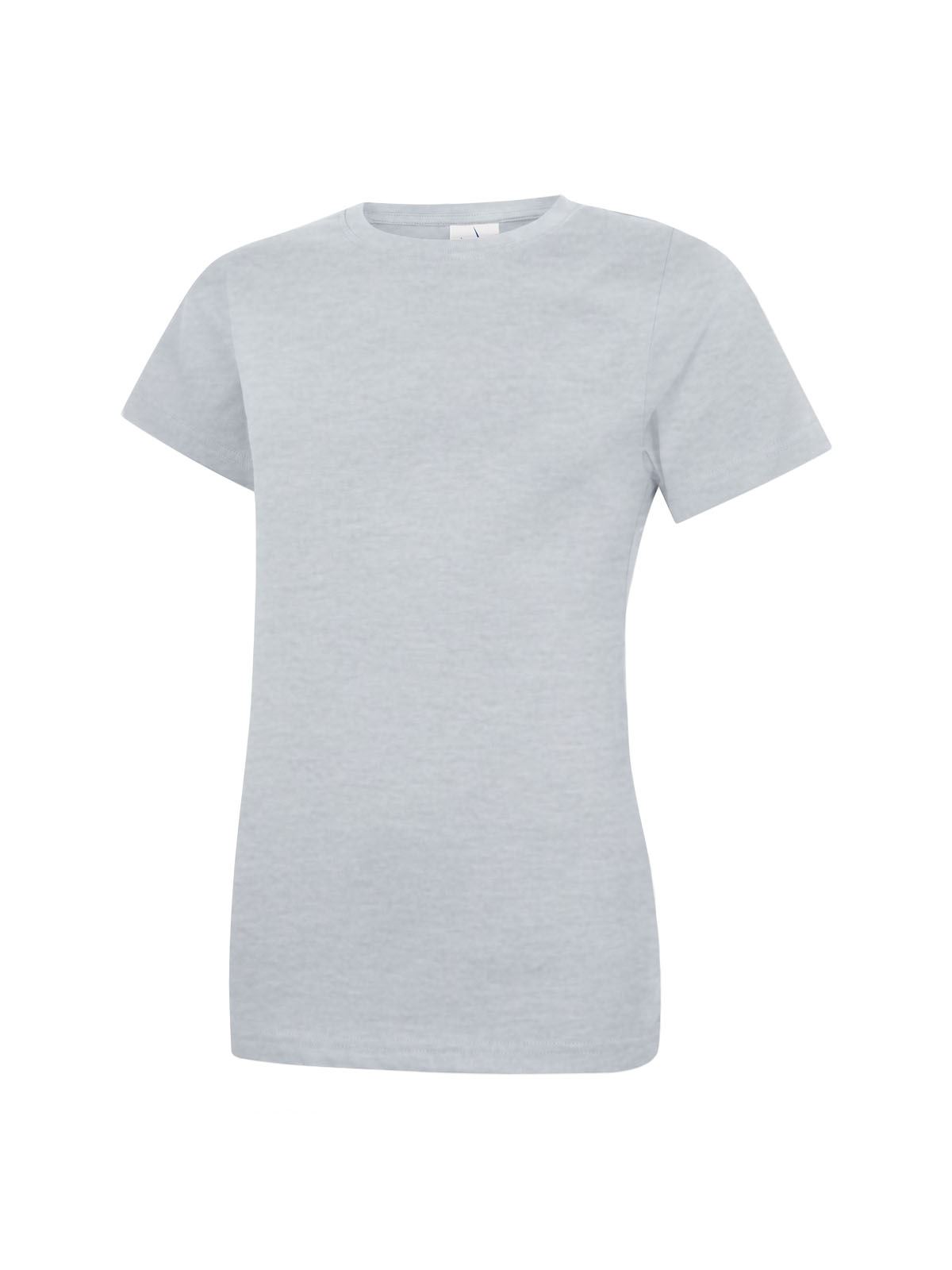 Uneek Unisex Classic Crew Neck T-Shirt, Reactive Dyed, Heather Grey, 2XL