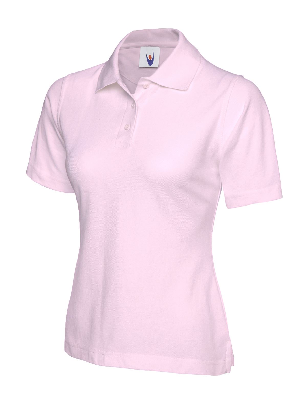Uneek - Kemeja Polo Wanita Klasik - 50% Poliester 50% Kapas - Merah Jambu - Sa 