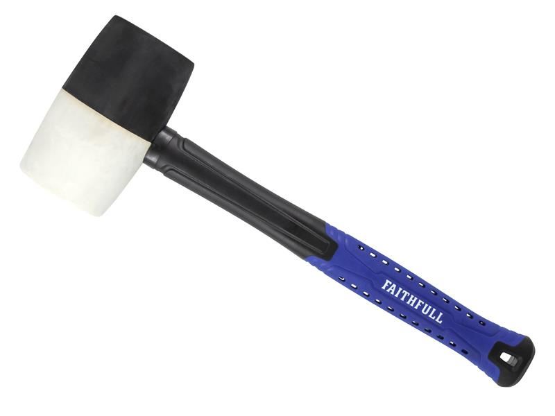 Faithfull Maillet en Fibre de Verre Noir et Blanc 32oz