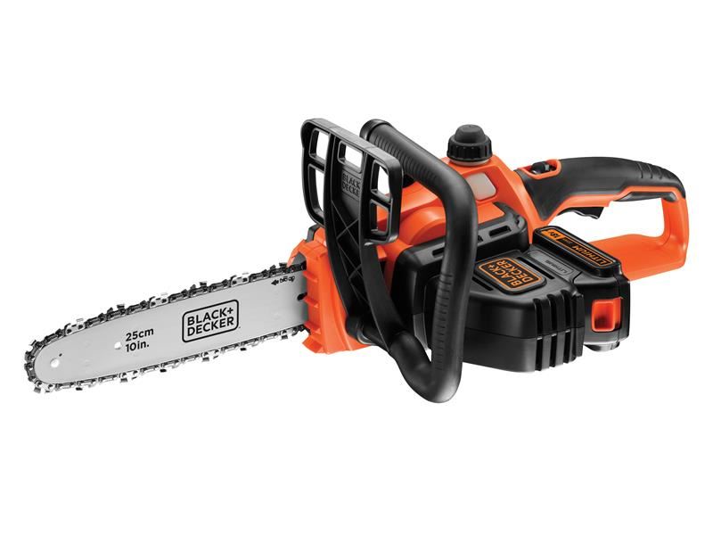 BLACK + DECKER Gergaji Rantai Tanpa Wayar GKC1825L20 25cm 18V 2.0Ah Li-ion