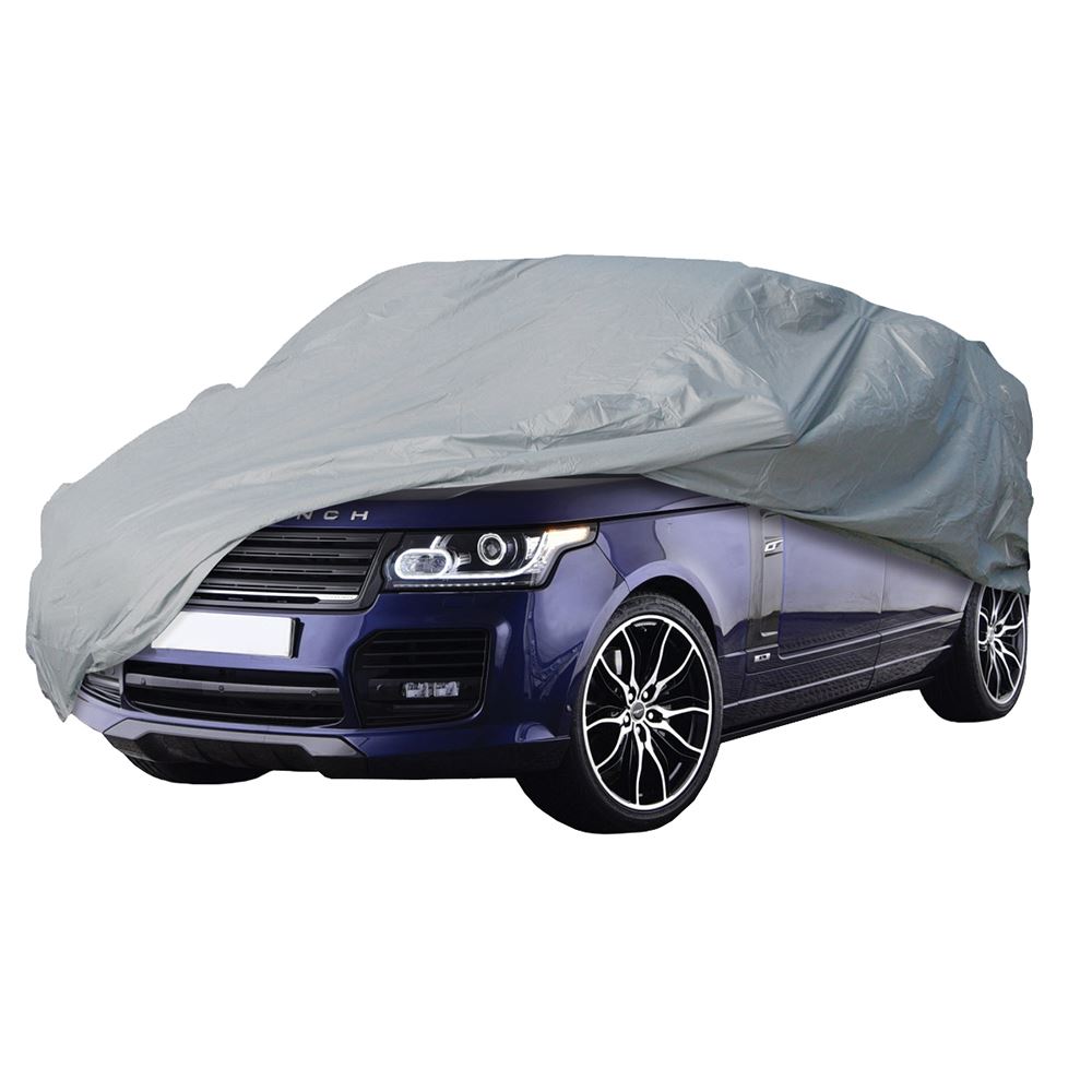 Silverline Funda XL para Coche, 5320 x 2000 x 1800mm, Impermeable y Resistente
