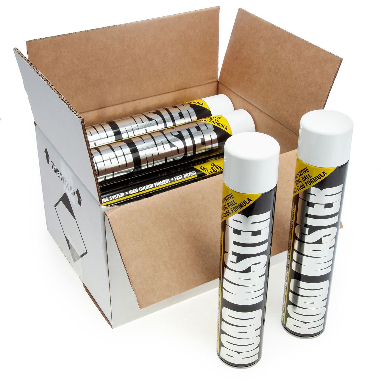 Roadmaster AARO01 Pintura para Marcado de Líneas, Blanca, 750ml (Caja de 12)