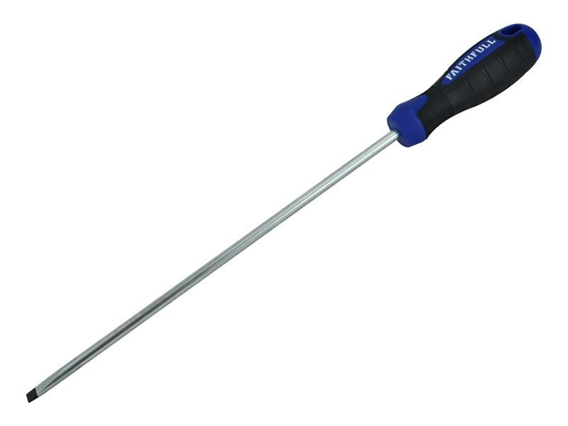 Faithfull ソフトグリップ平行型マイナスドライバー 6.5mm x 250mm