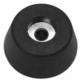 PENN ELCOM - 43mm Große runde Gummifüße, Schraubmontage, 4er Pack