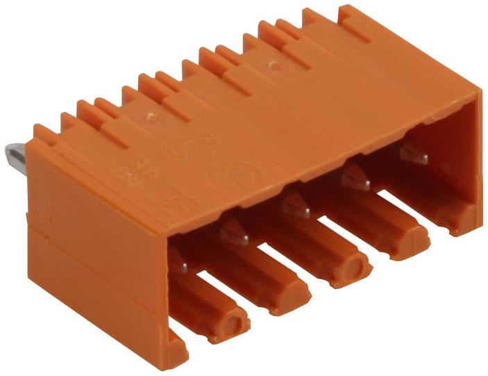 WEIDMULLER Connecteur d'en-tête à entrée supérieure, 5 voies, pas de 3,5mm