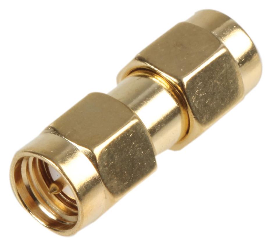 PROCEPTION SMA Plug naar SMA Koppelstuk, 50 Ohm, Verguld