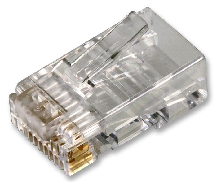 Pro Power Connecteur RJ45 Cat6, 8P8C, Lot de 10