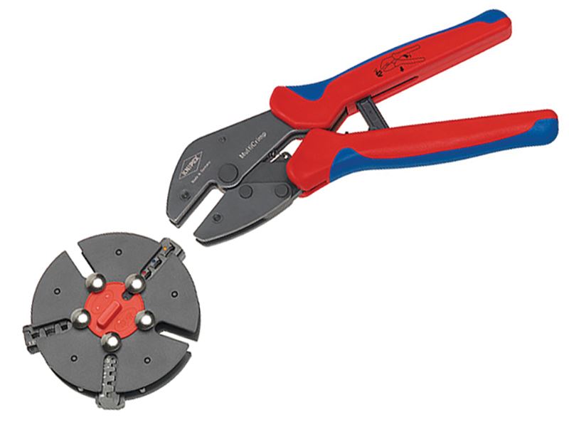 Knipex Set Pinze Multicrimp® con 3 Cartucce a Cambio Rapido