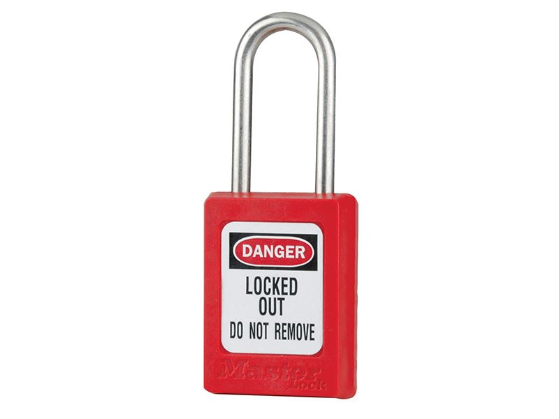 Master Lock Zenex Lockout Padlock - 35mm, Stainless Steel Shackle
