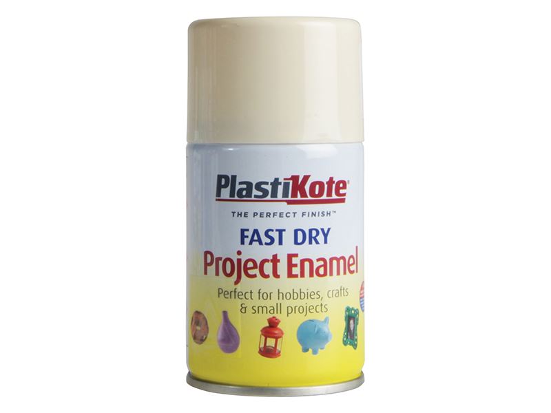 PlastiKote - Cat Enamel Kering Cepat Aerosol Crème De La Crème 100ml