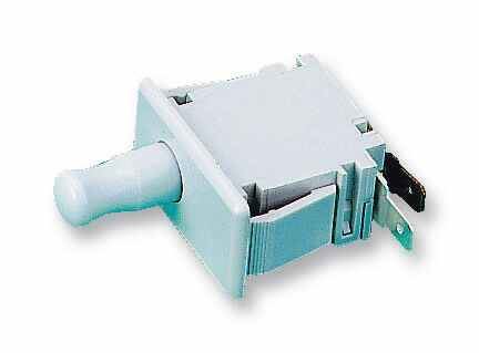 ZF Electronics SPDT Snap-In Pushbutton Switch, F69-30A