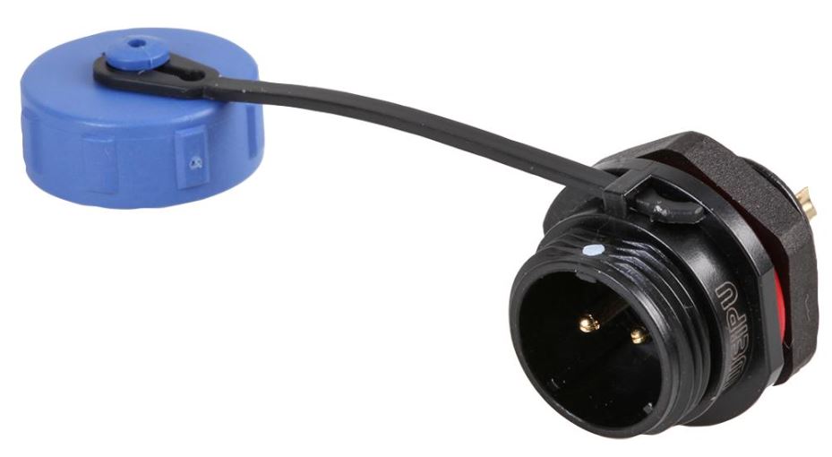 PRO ELEC Conector Circular de Panel de 2 Polos, IP68 para Instalación