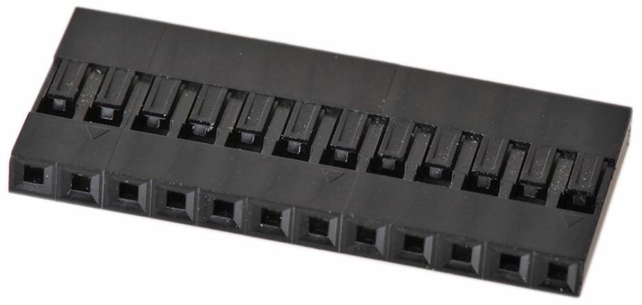 MULTICOMP PRO 2.54mm Κουφίωμα Crimp, 12-Way, Μονή Σειρά