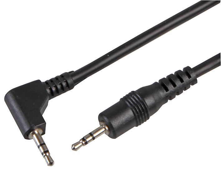 Pro Signal Cavo Stereo Jack 2.5mm a Spina Angolata, 2m, Nero