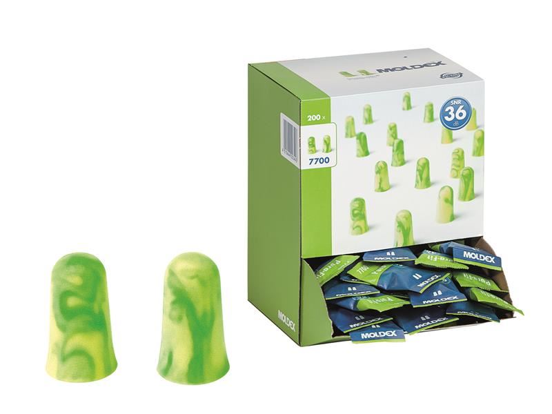 Moldex Pura-Fit Earplugs, SNR 36 dB, 200 Pairs