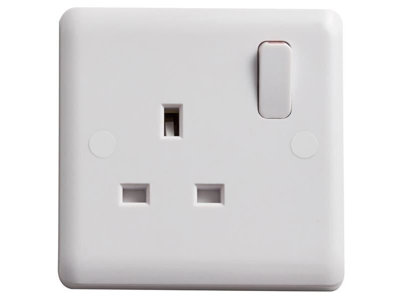 Deta Vimark Presa Elettrica a 1 Posto 13A con Interruttore
