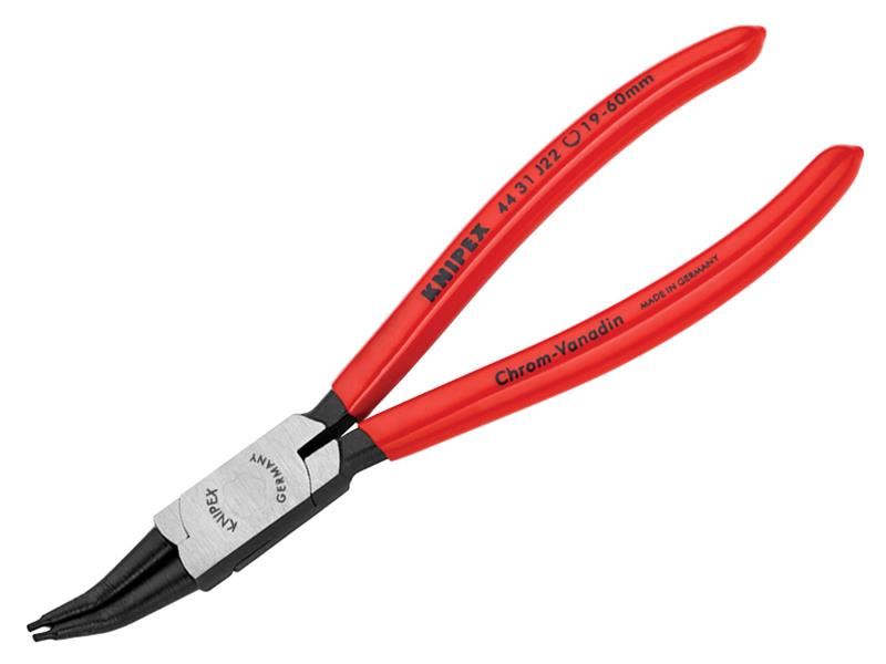 Knipex Playar Gelang Dalam Hujung Bengkok 45° 85-140mm J42