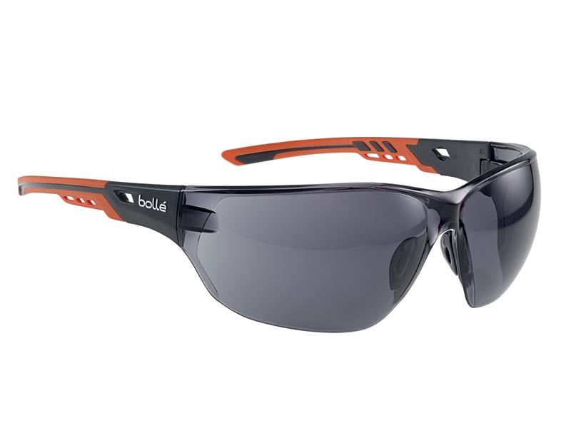 Bollé NESS+ PLATINUM® Safety Glasses - Smoke Lens