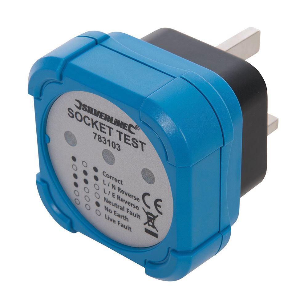 Silverline - Steckdosentester - 13A UK