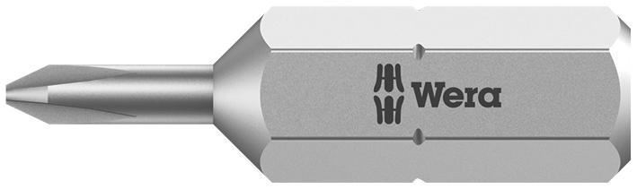 WERA PH00 x 25mm Extra-Sterke Phillips Schroevendraaierbit