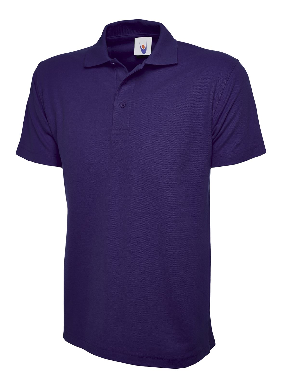 Uneek Unisex Active Polo Shirt - 50% Polyester 50% Cotton - Purple - XL