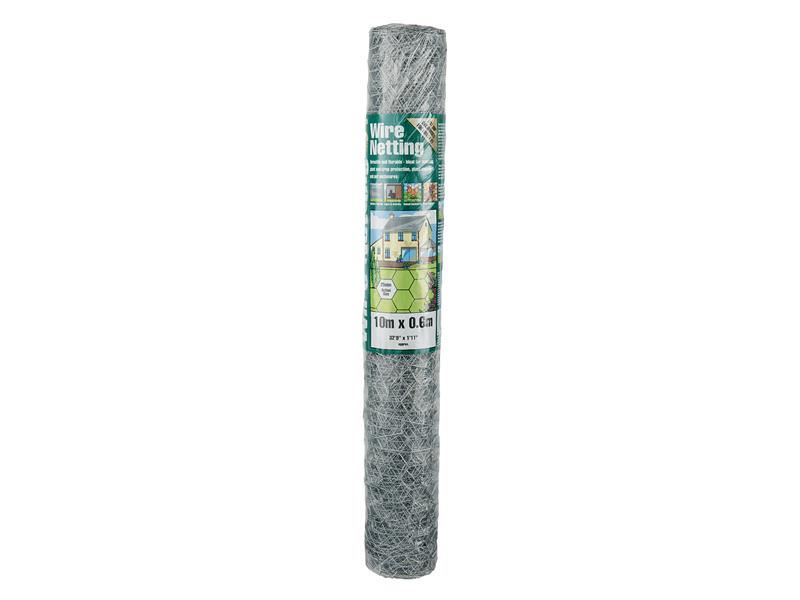 Gardman Verzinkter Drahtzaun 25mm² Sechseckmaschen, 10 x 0,9m