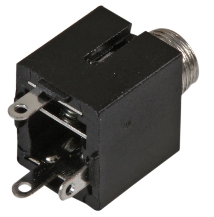 Pro Signal 3.5mm Stereo Panel Jack Socket with Solder Tags