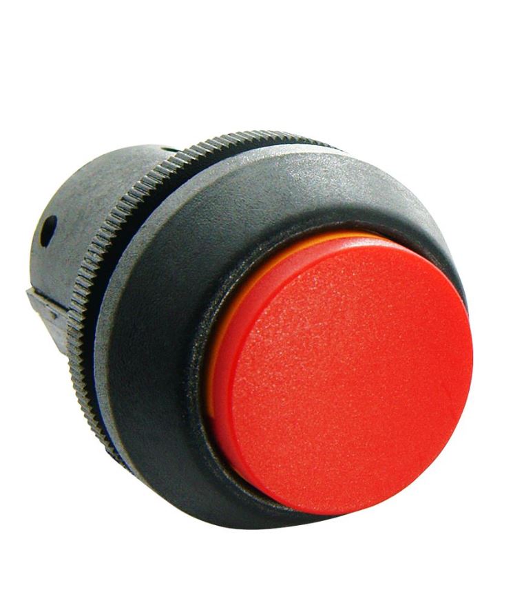 ITW SWITCHES Interruttore a Pulsante IP67, Bloccante, Rosso/Giallo