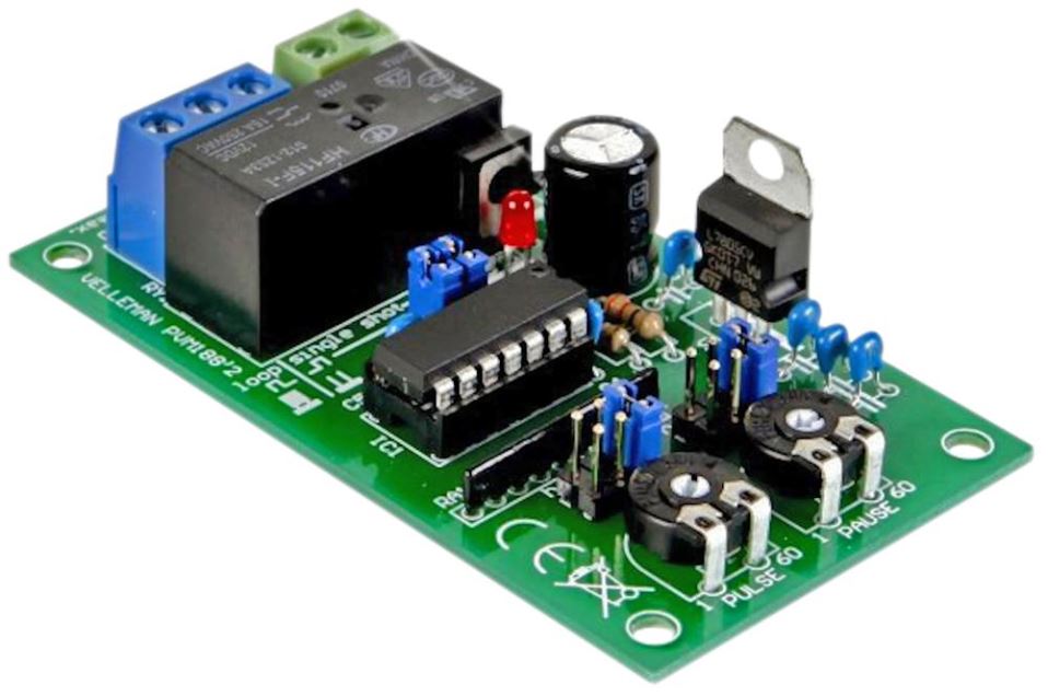 WHADDA 1s to 60h Pulse/Pause Timer Kit, 12-24V DC