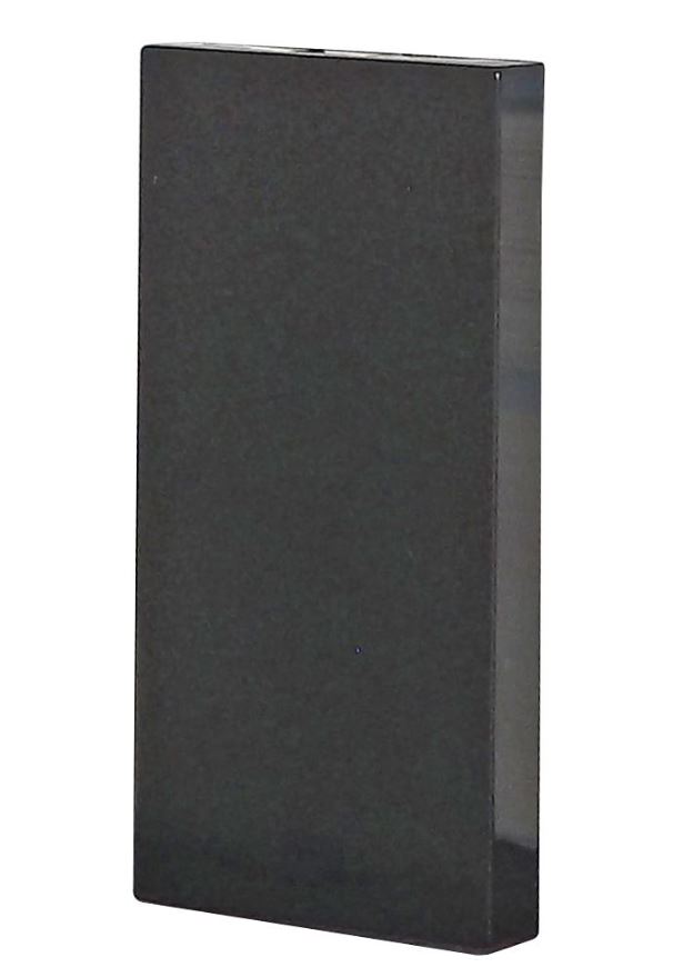 TUK Placa de Cobertura Euro Estilo 1/2, Negro ABS