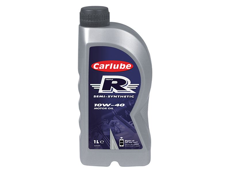 Carlube Triple R 10W-40 Semi-Synthetic Engine Oil, 1L