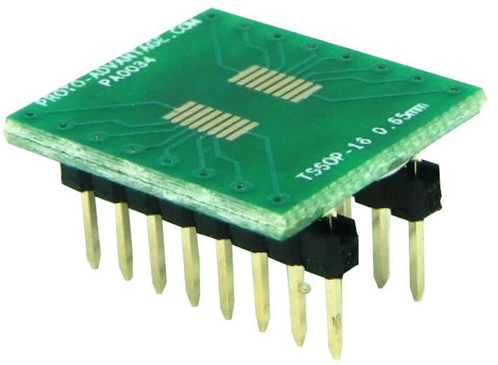 Adaptateur PROTO ADVANTAGE TSSOP16 vers DIP16, Pas 0,65mm, FR4