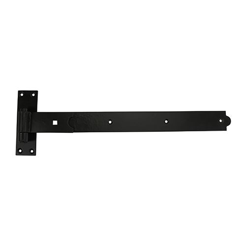 Timco 500mm Straight Band & Hook On Hinges, Black, 2-Pack