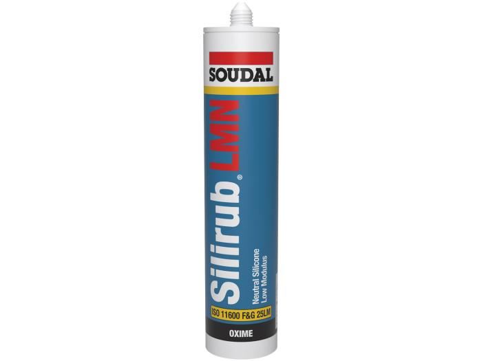 Soudal Silirub LMN Brilliant White 300ml Silicone Sealant