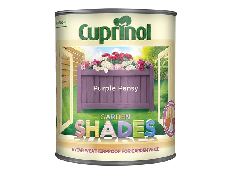 Cuprinol Garden Shades Purple Pansy Wood Stain, 1L