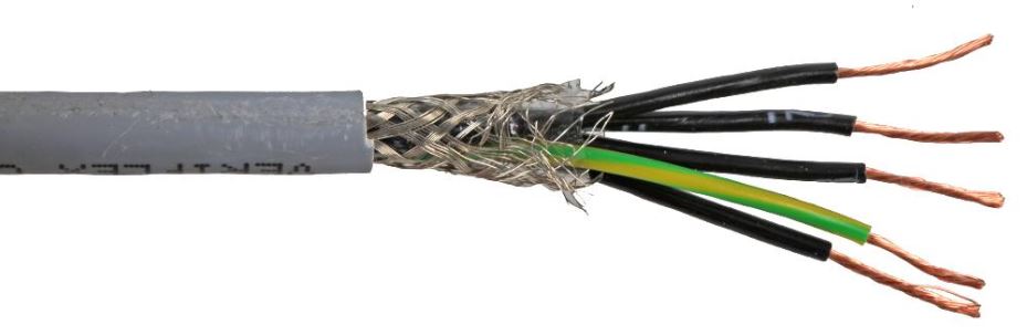 PRO ELEC 5-Core CY Control Cable, LSZH, 0.75mm², 50m