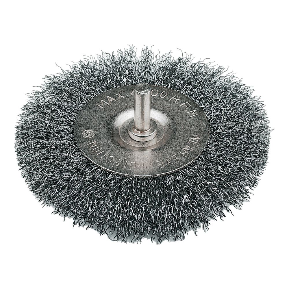 Silverline 100mm Rotary Steel Wire Wheel Brush