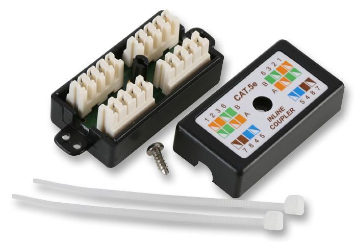 PRO SIGNAL - Pencantum Dalam Talian Cat5e - Hitam