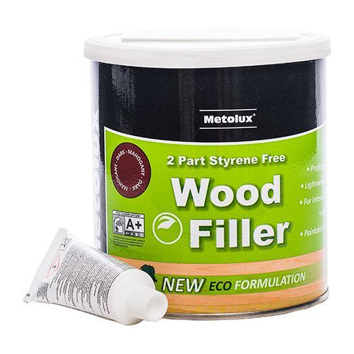 Metolux 2-Part Styrene-Free Wood Filler, Redwood, 275ml