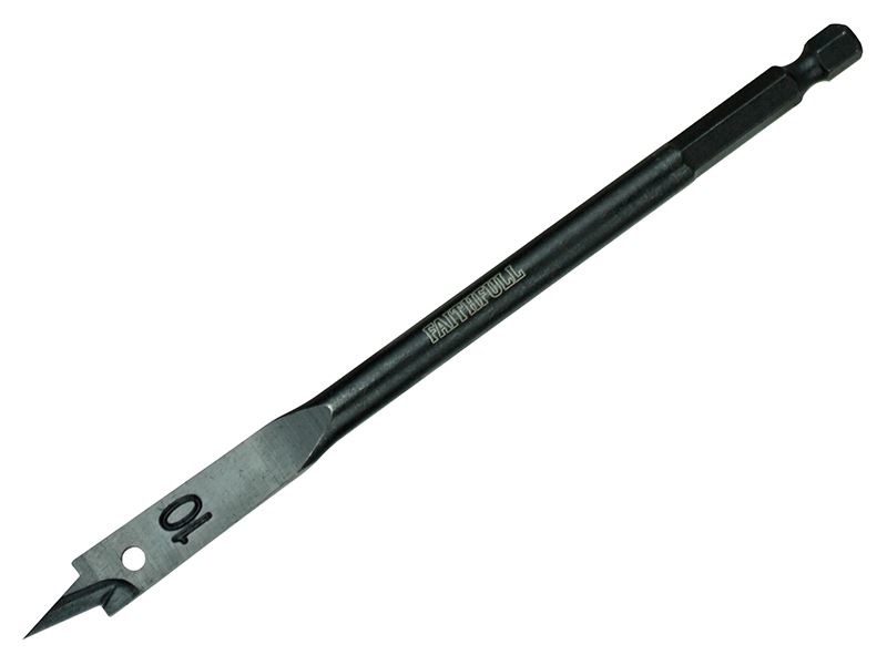 Faithfull Impact Rated Flat Bit, 10mm x 152mm
