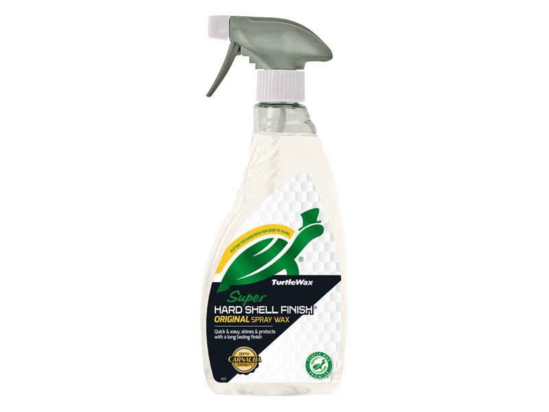 Turtle Wax ווקס ספריי לקראת Super Hard Shell, מועשר בקרנובה, 500 מ”ל