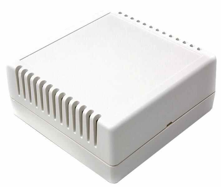 EVATRON ABS白色通風傳感器外殼 - 85x85x36毫米