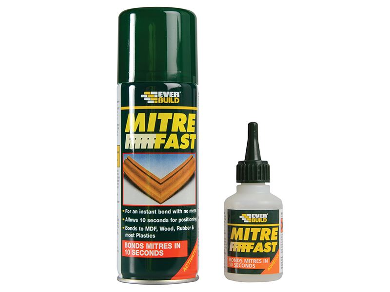 Everbuild Sika Mitre Fast Bonding Kit, Large, Cyanoacrylate Adhesive