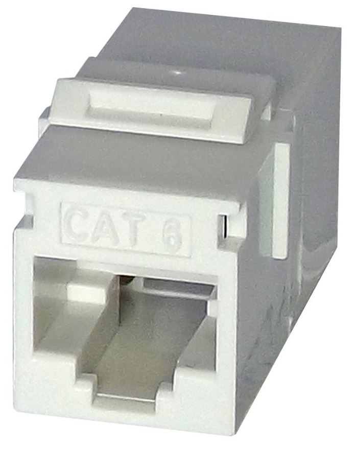 TUK Connecteur Keystone Cat6 Non Blindé, Blanc