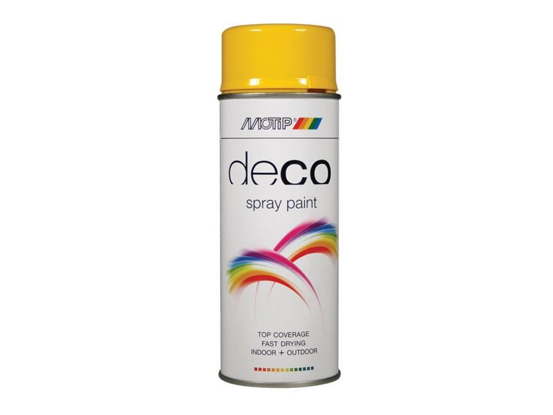 MOTIP® - Cat Sembur Deco Kilat Tinggi RAL 1021 Kuning Rapeseed 400ml