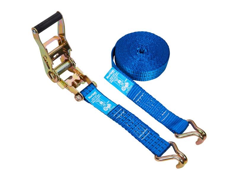 BlueSpot Tools - Βαρύσκαλο Τροχαλία Αμπαζούρ 38mm x 6m, Φόρτιση 1.5t